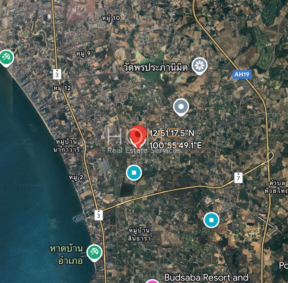 For SaleLandPattaya, Bangsaen, Chonburi : Land Huai Yai / (SALE), Land Huai Yai / (SALE) NEWC304