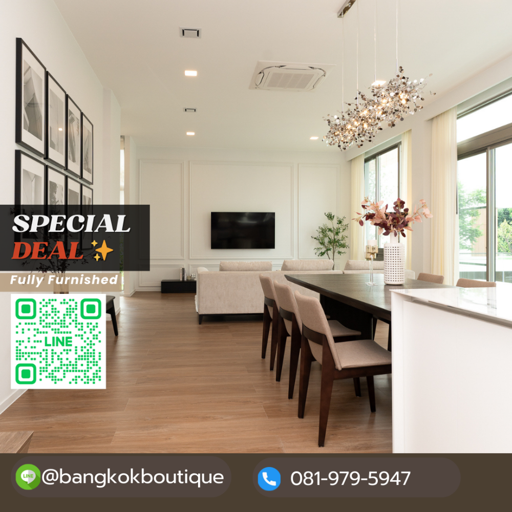 For RentHousePattanakan, Srinakarin : ✨HOT Deal✨ Luxury House Ready to move in 3bedroom Vive Rama9