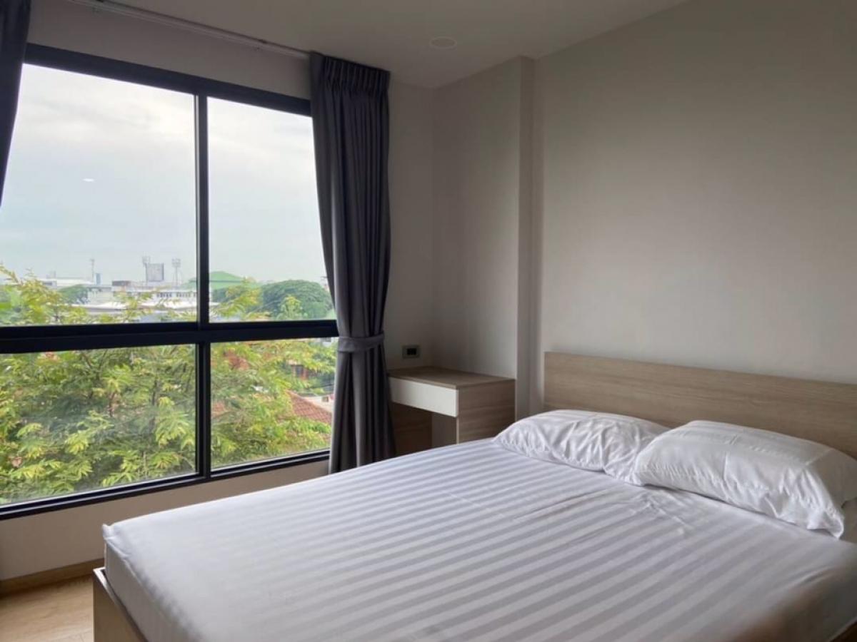 For RentCondoRama9, Petchburi, RCA : GBL 1643 Cocoon Rama 9 📣📣For rent today, good price, beautiful room 🌻🌻🌻 Room size 26.9 square meters, 1 bedroom, 1 bathroom, kitchen, living room, some furniture (TV + mattress + pillow + water heater + refrigerator + coffee table + sofa) 6th floor, room 