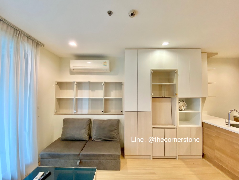 For RentCondoRatchadapisek, Huaikwang, Suttisan : Condo for rent, vacant room, ready to move in, Rhythm Ratchada, 1 bedroom, 1 bathroom, size 46 sq m., beautiful room, good location, near MRT Huai Khwang