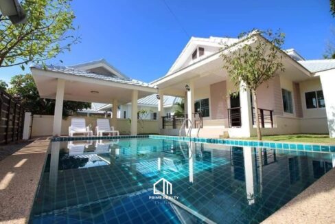 ขายบ้านหัวหิน ประจวบคีรีขันธ์ : Beautiful 3 Bedroom Pool House for Sale, Huahin, Borfai