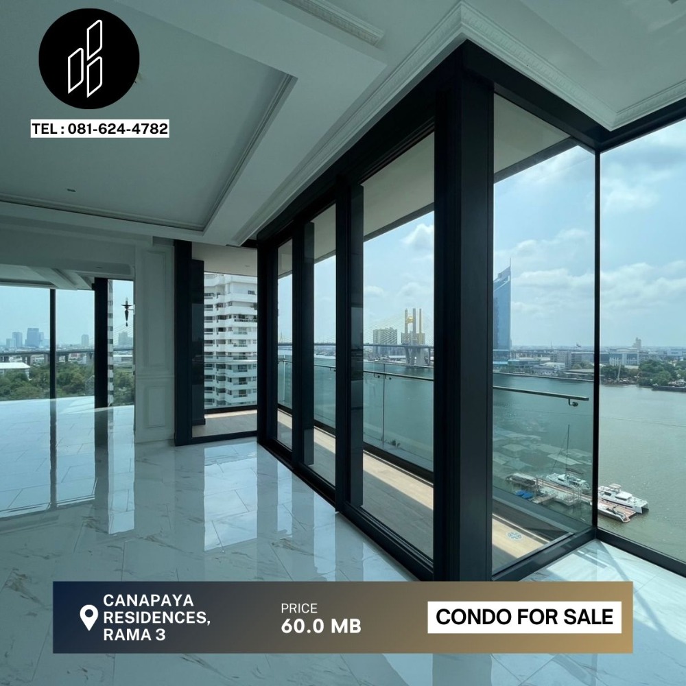 For SaleCondoRama3 (Riverside),Satupadit : Sell Canapaya Resisdences Rama 3 4 Bed 4 Bath 248 sqm. Dbc-15-S482