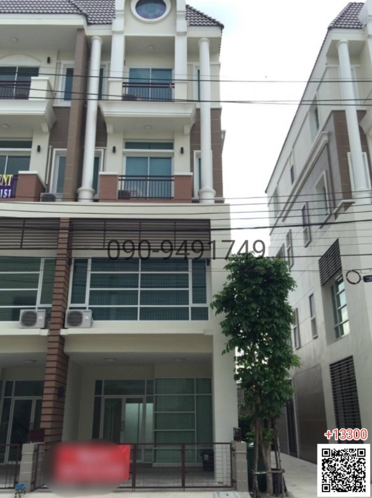 For RentTownhouseLadprao, Central Ladprao : Townhouse for rent, 4 floors, Premium Place 9 project, near Central Ram Intra