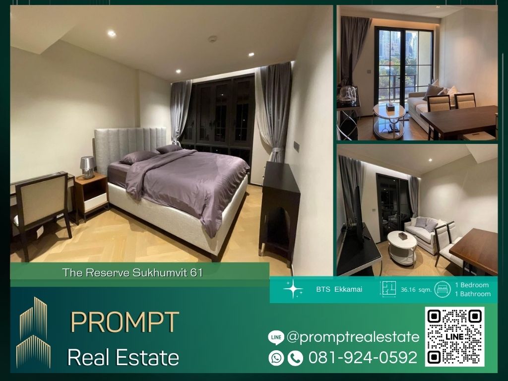 For RentCondoSukhumvit, Asoke, Thonglor : ST12961 - The Reserve Sukhumvit 61 :  เดอะ รีเซิร์ฟ สุขุมวิท 61