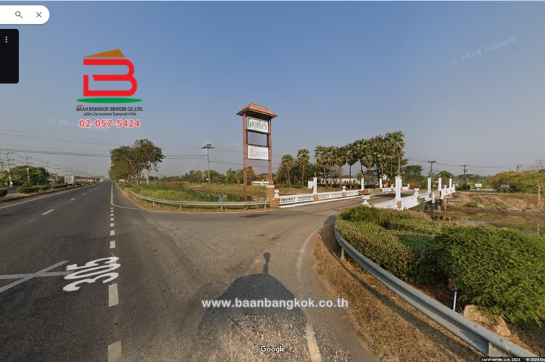 For SaleLandNakhon Nayok : Vacant land (2 plots for sale) Bang Ao Intersection, area 2 rai, near Chalapruek Resort, Rangsit-Nakhon Nayok Road, Ban Phrao Subdistrict, Ban Na District, Nakhon Nayok Province