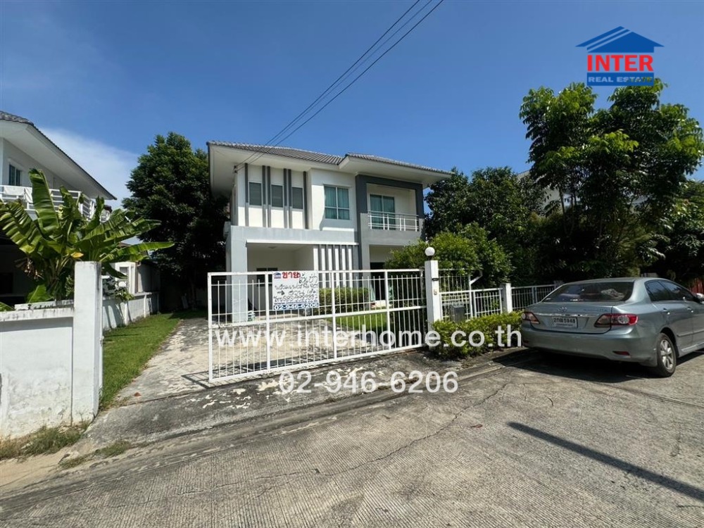 For RentHouseMin Buri, Romklao : 2-storey detached house, 65.9 sq.w., Lancio Nova Village, Ram Intra-Khubon 38, Soi Khubon 38, Ram Intra Ring Road, Phahon Yothin Road, Khlong Sam Wa District, Bangkok