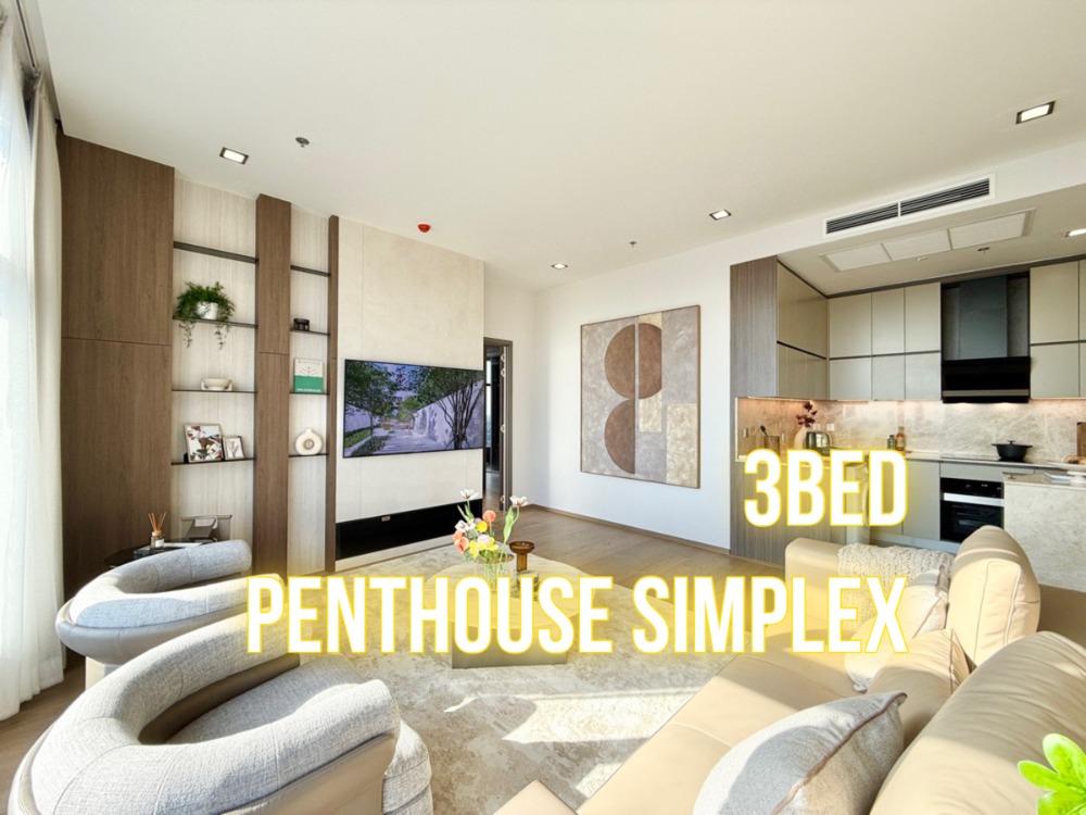 For SaleCondoRatchathewi,Phayathai : CONNER Ratchawithi - 173sq.m. Simplex Penthouse* 3 bedrooms, 3 bathrooms, beautifully decorated 092-545-6151 (Tim)