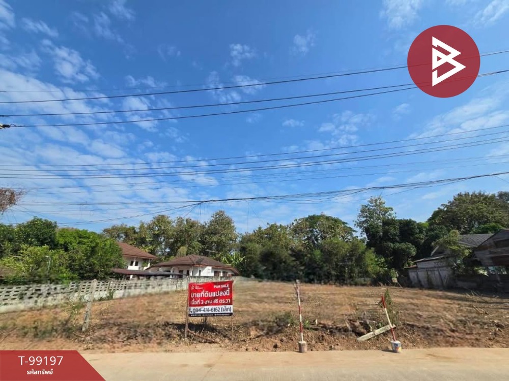 For SaleLandUttaradit : Urgent sale of vacant land, Soi Samranruen 16, area 3 ngan 46 sq m, Tha It, Uttaradit