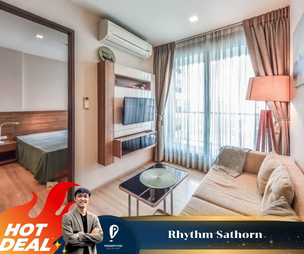 ให้เช่าคอนโดสาทร นราธิวาส : ให้เช่า  🔥 Rhythm Sathorn  🔥`ห้องสวย , เฟอร์นิเจอร์เเละเครื่องใช้ไฟฟ้าครบ พร้อมเข้าอยู่ //สอบถามเพิ่มเติมที่ LineID:Promptyou5