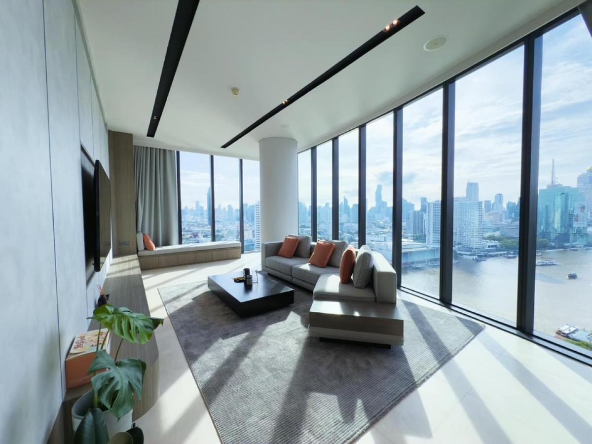 ให้เช่าคอนโดวงเวียนใหญ่ เจริญนคร : 📢👇 Luxury place to live at Banyan Tree Residences Riverside Bangkok, private lift huge river view, fully furnished, near Icon Siam