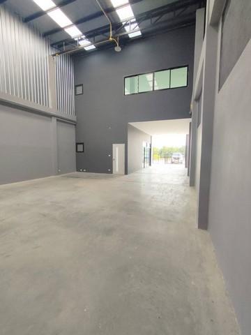 For RentWarehouseRama5, Ratchapruek, Bangkruai : Rental home office with a new warehouse after the corner 450 sq.m., Bang Yai area, Nonthaburi, Soi Katana, 3 phase, 30 amp