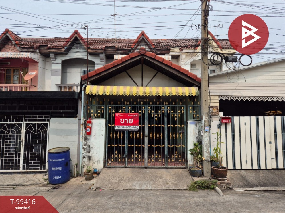 For SaleTownhomeSamut Prakan,Samrong : Townhouse for sale, Bang Pu Villa Village 2, Bang Pu Municipality 59, Tai Ban Mai, Samut Prakan