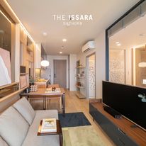 For SaleCondoSathorn, Narathiwat : The Issara Sathorn, new condo ready to move in! Fully Fitted, large room 37 sq m, best price in Sathorn * Line @nexusproperty