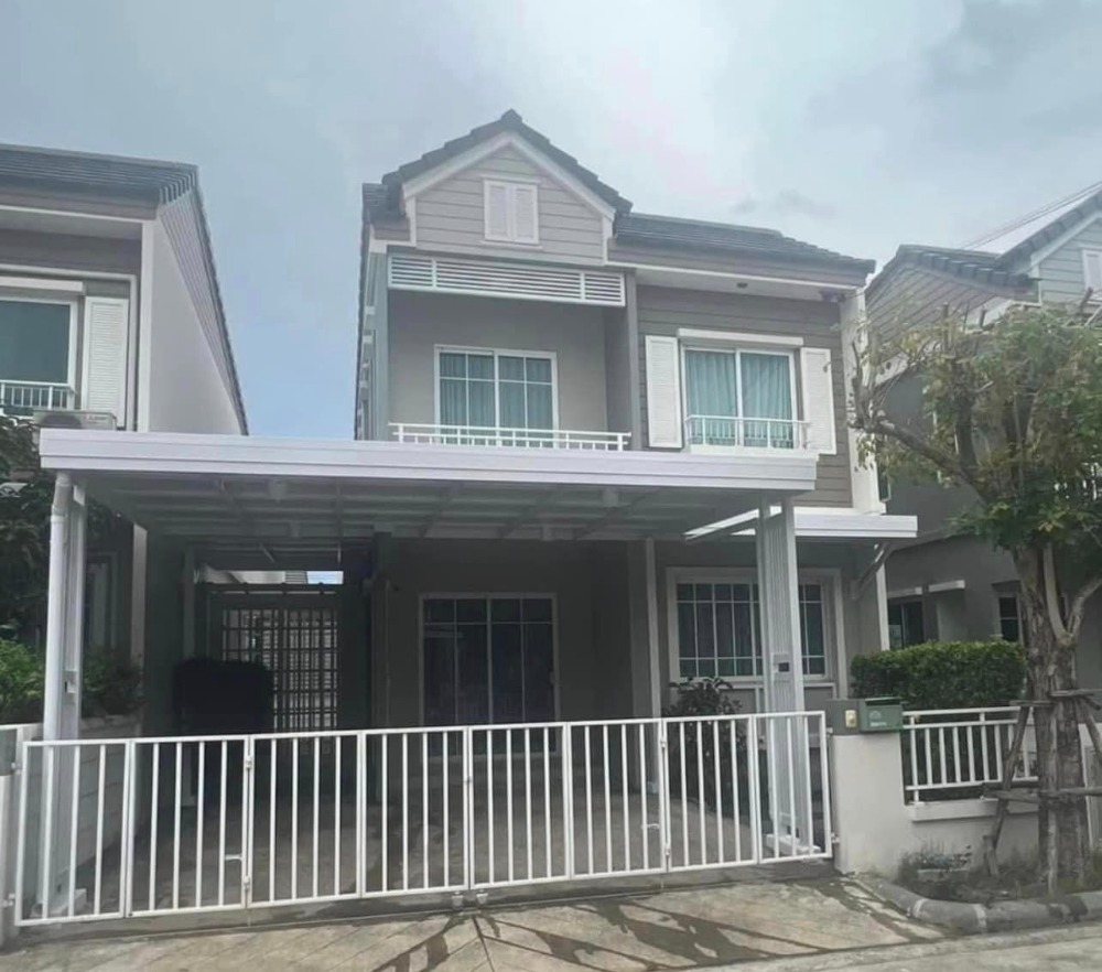 ให้เช่าบ้านสมุทรปราการ สำโรง : 🏡🌳HOME FOR RENT>> The Village 3 Bangna - Wongwaen>> ทาวน์โฮม 2 ชั้น สไตล์บ้านเดี่ยวแบบยุโรป บ้านสามารถทำเป็นโฮมออฟฟิตได้ จดทะเบียนพาณิชย์ได้ 3 ห้องนอน #LV-MO940