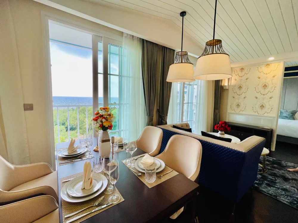 ให้เช่าคอนโดพัทยา บางแสน ชลบุรี สัตหีบ : Owner post Beautiful Large 2bed2bath SEAVIEW