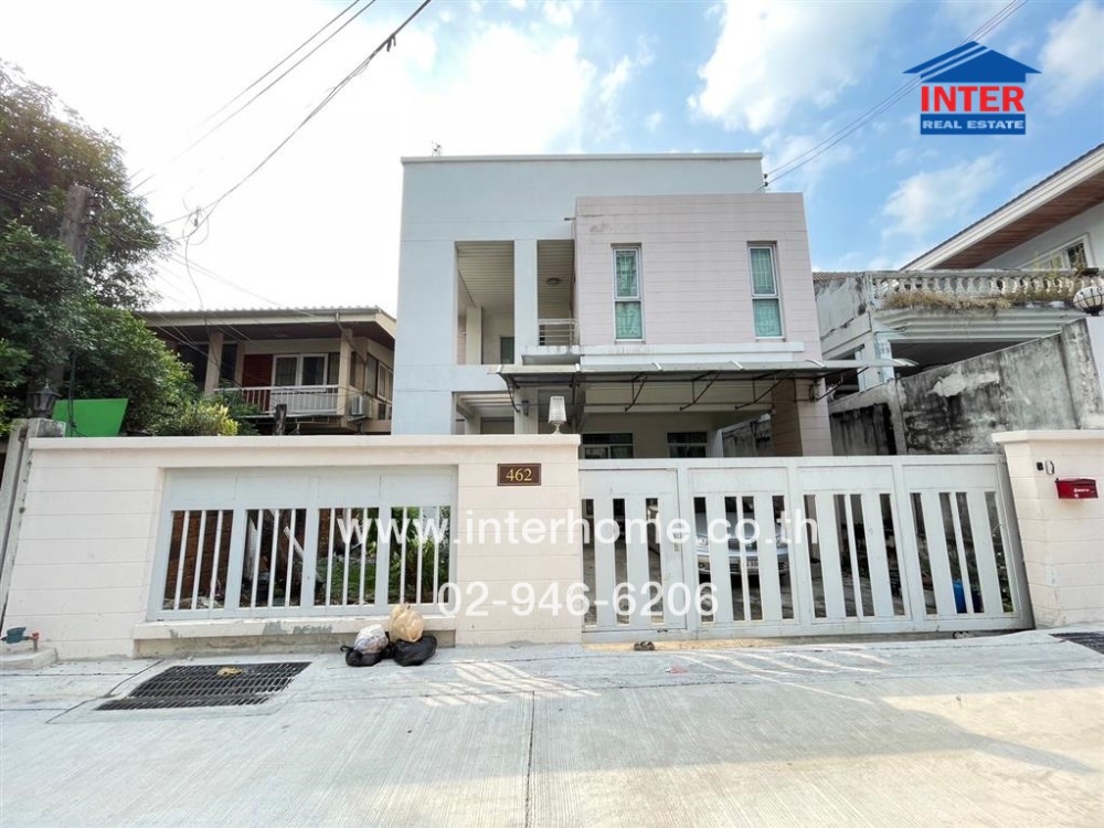 For SaleHouseRama9, Petchburi, RCA : 2-storey detached house, 59 sq m., detached house, Soi Suthiphon 2, Rama 9 Road, Asoke-Ratchadaphisek Road, Din Daeng District, Bangkok