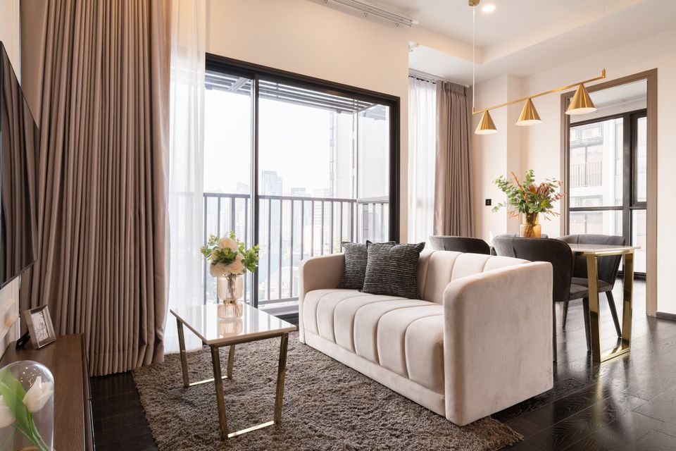 For RentCondoSukhumvit, Asoke, Thonglor : For Rent : Park Origin Thonglor (Hampton Residence Thonglor) **Beautiful Decoration, Fully Furnished, @65,000 THB/month