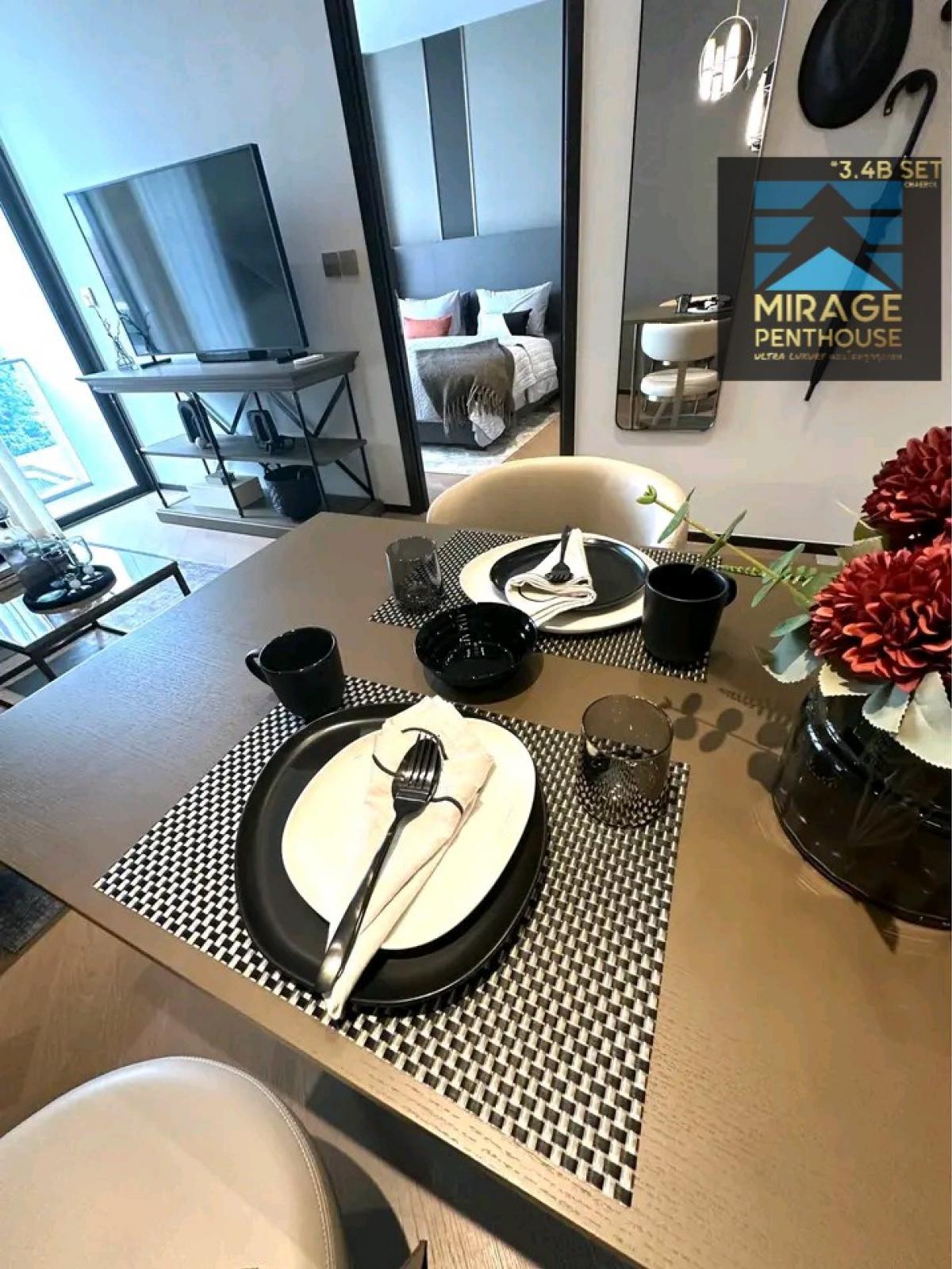 For RentCondoSukhumvit, Asoke, Thonglor : 🔥👑🅻🆄🆇🆄🆁🆈!!👑RARE!! Special room, beautifully decorated!!🏦👑ULTRA LUXURY👑Beautifully decorated luxury room✨Very beautiful view✨Concierge service, fully furnished!!✨🔥🔥🎯【🆁🅴🅽🆃For rent】🎯THE RESERVE 61 HIDEAWAY✅1🅱ED1✅ XX sqm. XX floor (#BTS#CBD📌)🔥✨LINE:miragecond