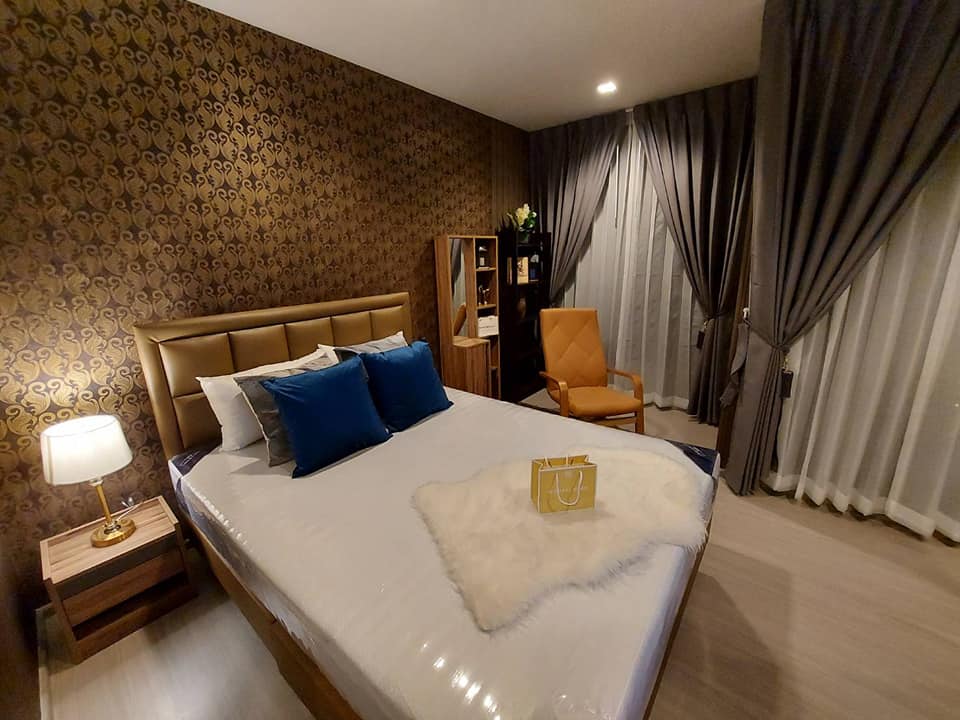 For RentCondoRama9, Petchburi, RCA : Condo for rent Life Asoke Rama 9, Studio room, 1 bedroom, beautiful room, fully furnished