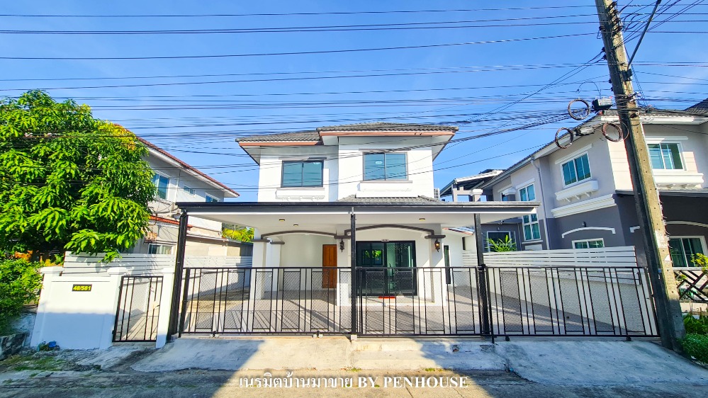 For SaleHouseMin Buri, Romklao : For sale: 4-bedroom detached house, KC Garden Home Village 10, KC Garden Home 10, Nimit Mai Road 40, Min Buri, Hathai Rat, Lam Luk Ka, ready to move in