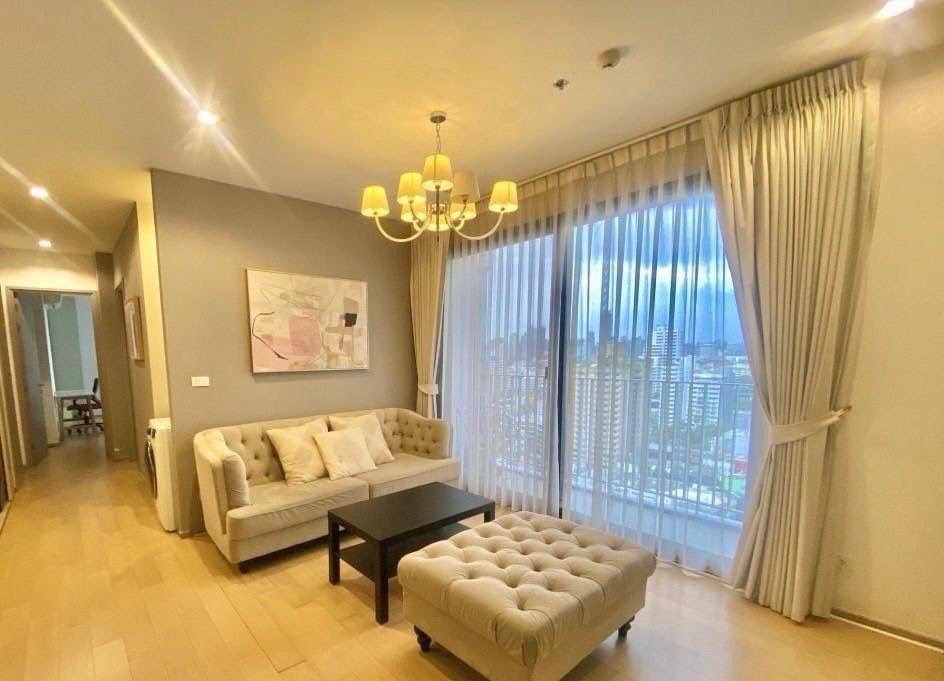 For RentCondoSukhumvit, Asoke, Thonglor : 🔥For rent🔥Best price Condo HQ Thonglor 2 bedrooms 2 bathrooms (BTS Thonglor)