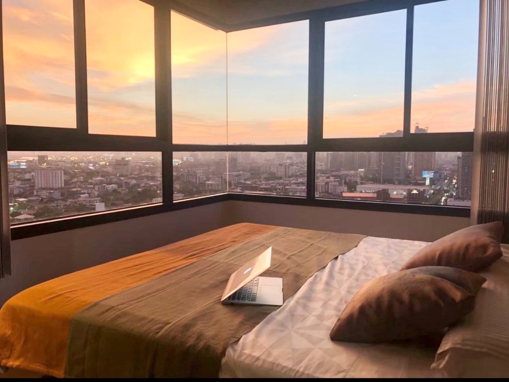 For RentCondoOnnut, Udomsuk : *** Condo for rent : Ideo Sukhumvit 93  2 Bedrooms 2 Bathrooms High floor Nice view Fully furnished near BTS Bang Chak ***