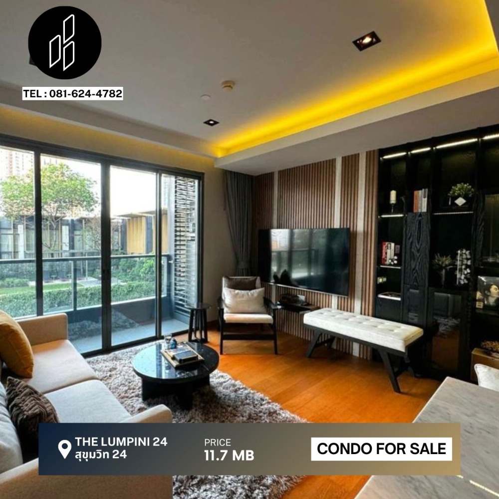 For SaleCondoSukhumvit, Asoke, Thonglor : For sale The Lumpini 24, 2 bedrooms, 2 bathrooms, 55 sq.m. DBC-15-S487