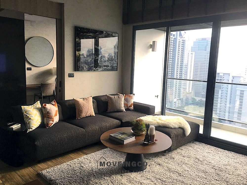 For RentCondoSukhumvit, Asoke, Thonglor : 2 Bedrooms condo in Asoke, High floor with good view