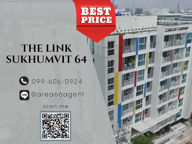 For SaleCondoOnnut, Udomsuk : 🔥 For sale!! Condo The Link Sukhumvit 64