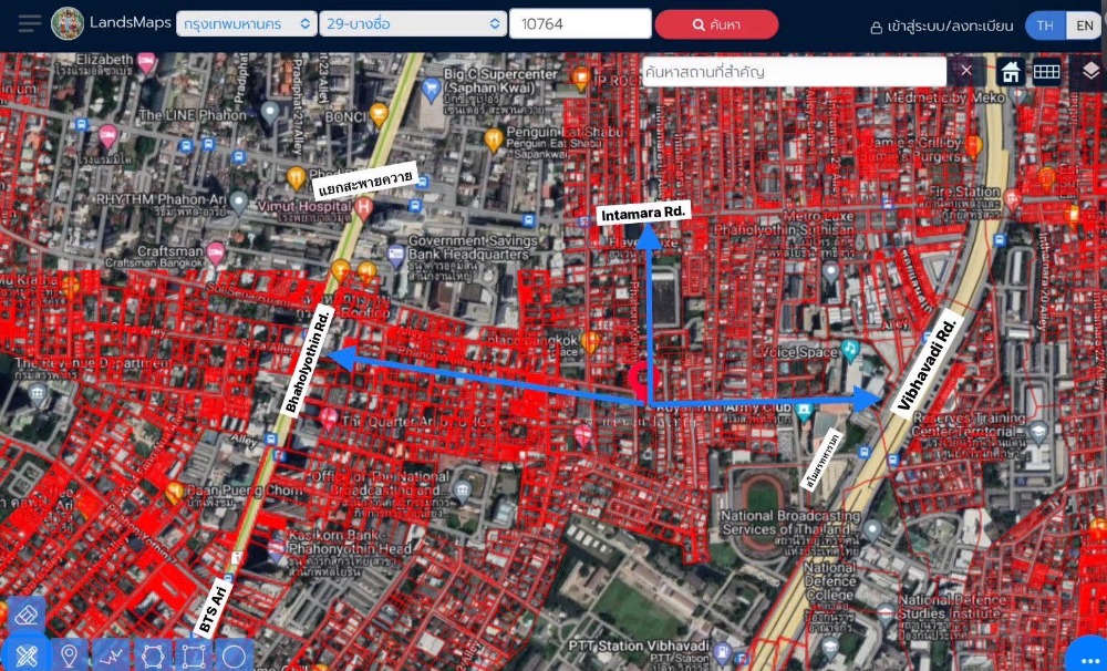 ขายที่ดินสะพานควาย จตุจักร : ที่ดิน พหลโยธิน 14 / 178 ตารางวา (ขาย), Land Phaholyothin 14 / 178 Square Wa (FOR SALE) NUB541