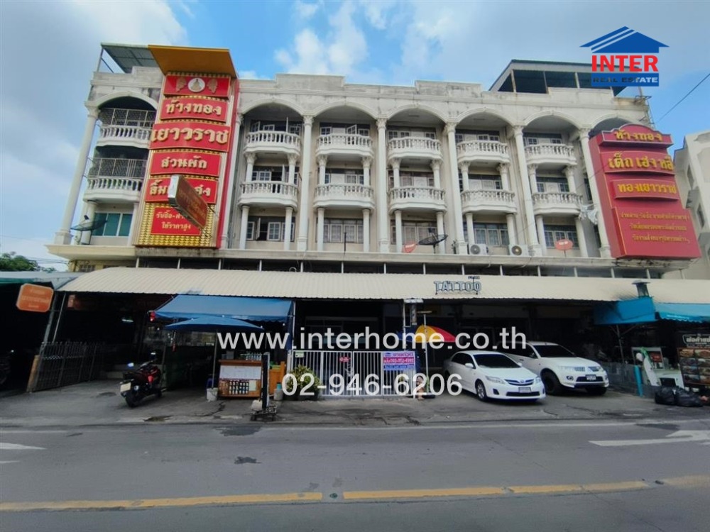 For SaleShophouseNawamin, Ramindra : Commercial building, 5 floors, 32 sq m. Commercial building, Suan Phak Road, near Taling Chan Transport 2, Suan Phak Road, Ratchaphruek Road, Taling Chan District, Bangkok