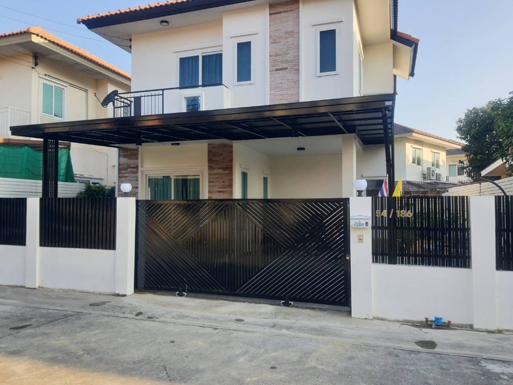 For SaleHouseChaengwatana, Muangthong : For sale: 2-storey detached house, Laphawan Village 19, Ratchaphruek, Pak Kret, Tha It, Chaeng Watthana, Road 345, Kanchanaphisek, Central Westgate, Chaiyaphruek, Bang Plap, Bang Yai, Bang Sue, Nonthaburi, beautiful house, free furniture, ready to move in