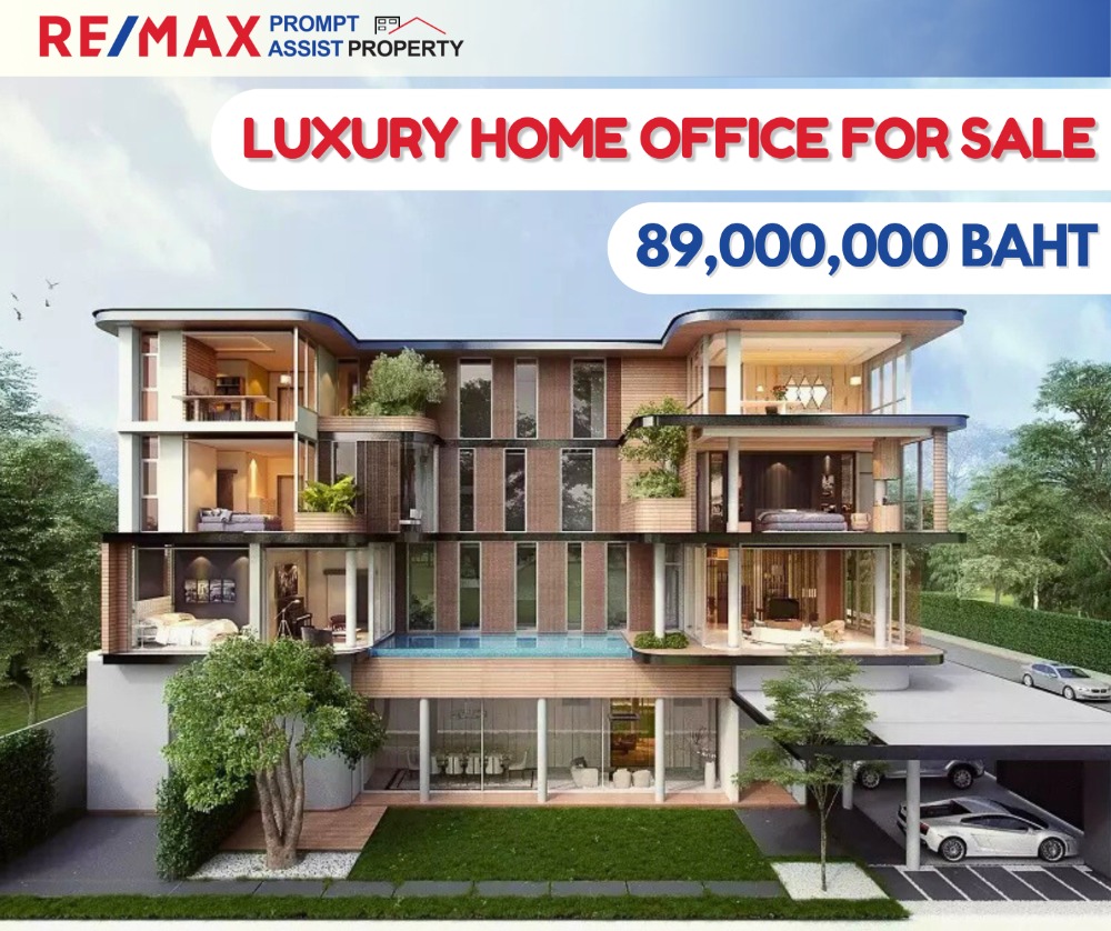 For SaleHome OfficePattanakan, Srinakarin : ✨ The Kepler Luxury Residence – Premium 4-Story Home Office ✨