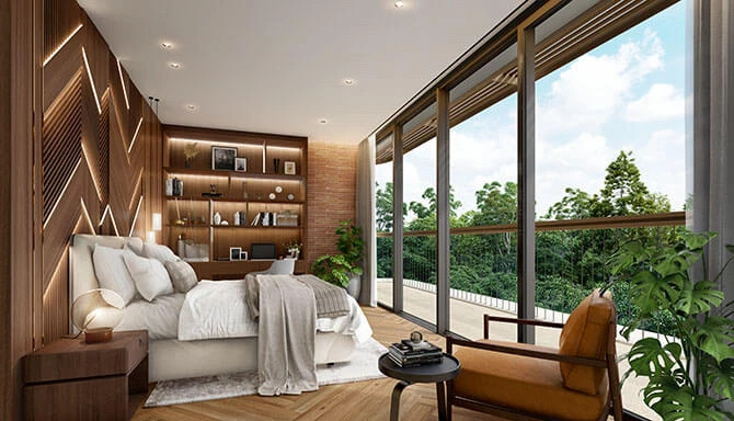 ขายคอนโดบางนา แบริ่ง ลาซาล : For sale  The Forestias Signature Series 185.32 sq.m. 3 bedroo @47.54 MB.