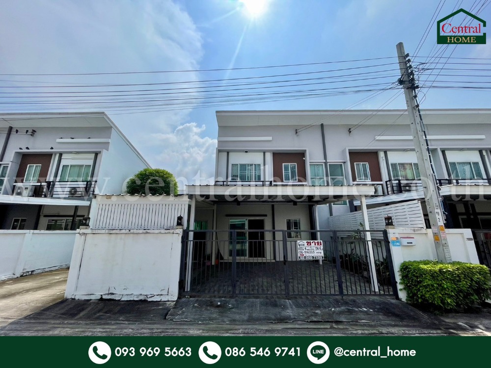 For SaleTownhouseNonthaburi, Bang Yai, Bangbuathong : Townhome Lio Ratthanathibet - Westgate, end unit