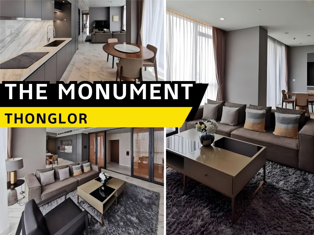 For SaleCondoSukhumvit, Asoke, Thonglor : Luxurious The Monument Thonglor Condo for Sale - Fully Furnished with Tenant