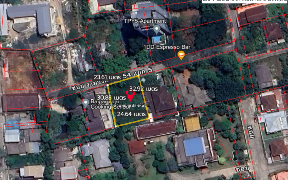 For SaleLandKasetsart, Ratchayothin : Land Ngamwongwan 54 / 207 Square Wa (FOR SALE) MEAW434