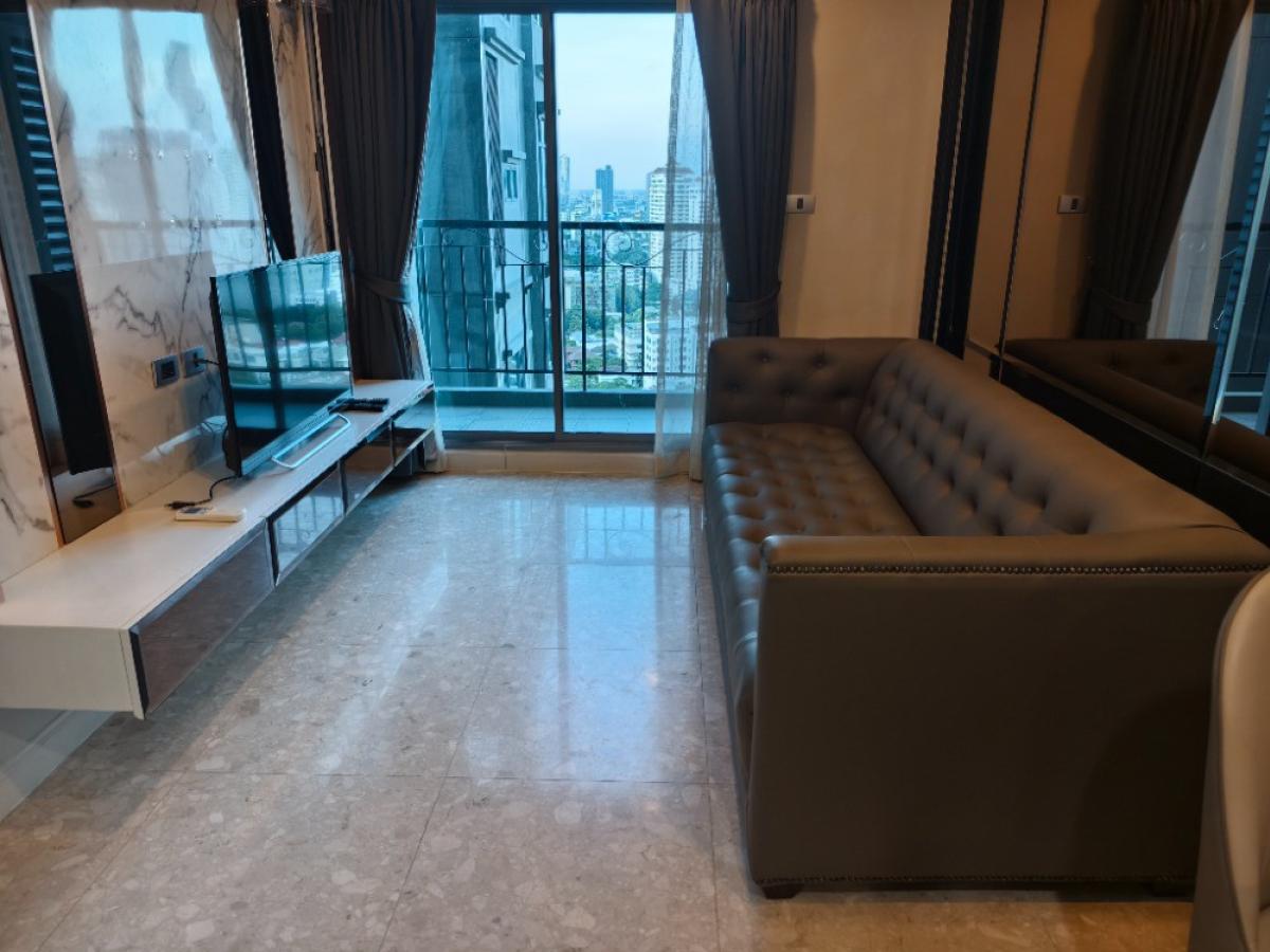 For RentCondoSukhumvit, Asoke, Thonglor : 🔥👑🅻🆄🆇🆄🆁🆈!!👑RARE!! Large room, beautifully decorated!!🏦👑 LUXURY👑 Luxurious room, beautifully decorated✨ High floor, beautiful view✨ Fully furnished!!✨🔥🔥🎯【🆁🅴🅽🆃For rent】🎯The Crest Sukhumvit 34 ✅1🅱ED1✅ 45 sqm. High floor 26 (#BTS#CBD📌)🔥✨LINE:miragecondo✅Fully