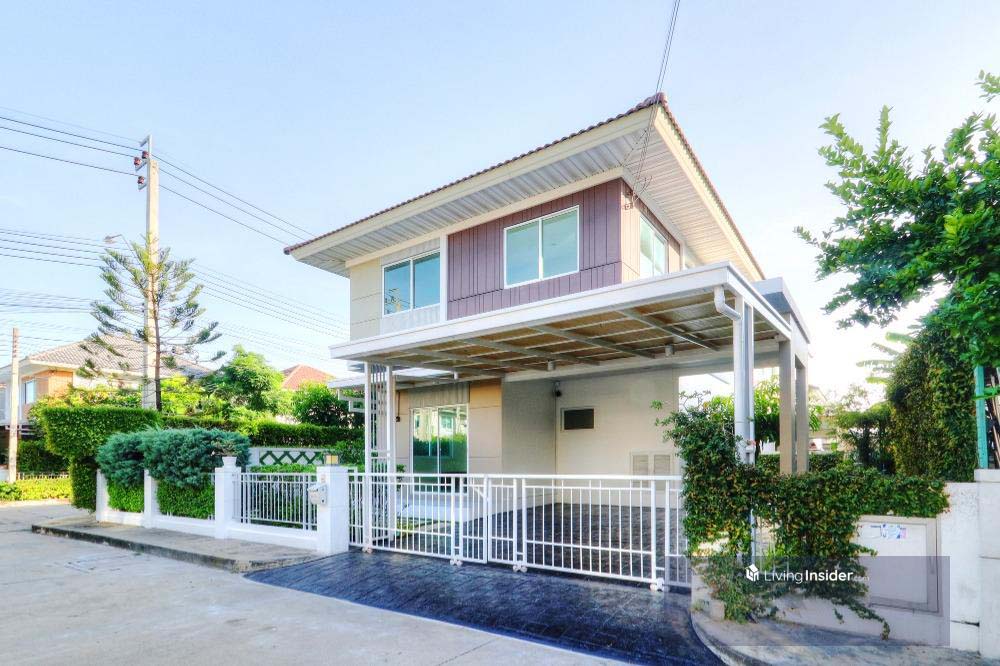 For RentHouseNonthaburi, Bang Yai, Bangbuathong : 2-storey detached house, beautifully decorated, for rent in Ratchaphruek-Nonthaburi area, near BTS Sai Ma, only 3.5 km.