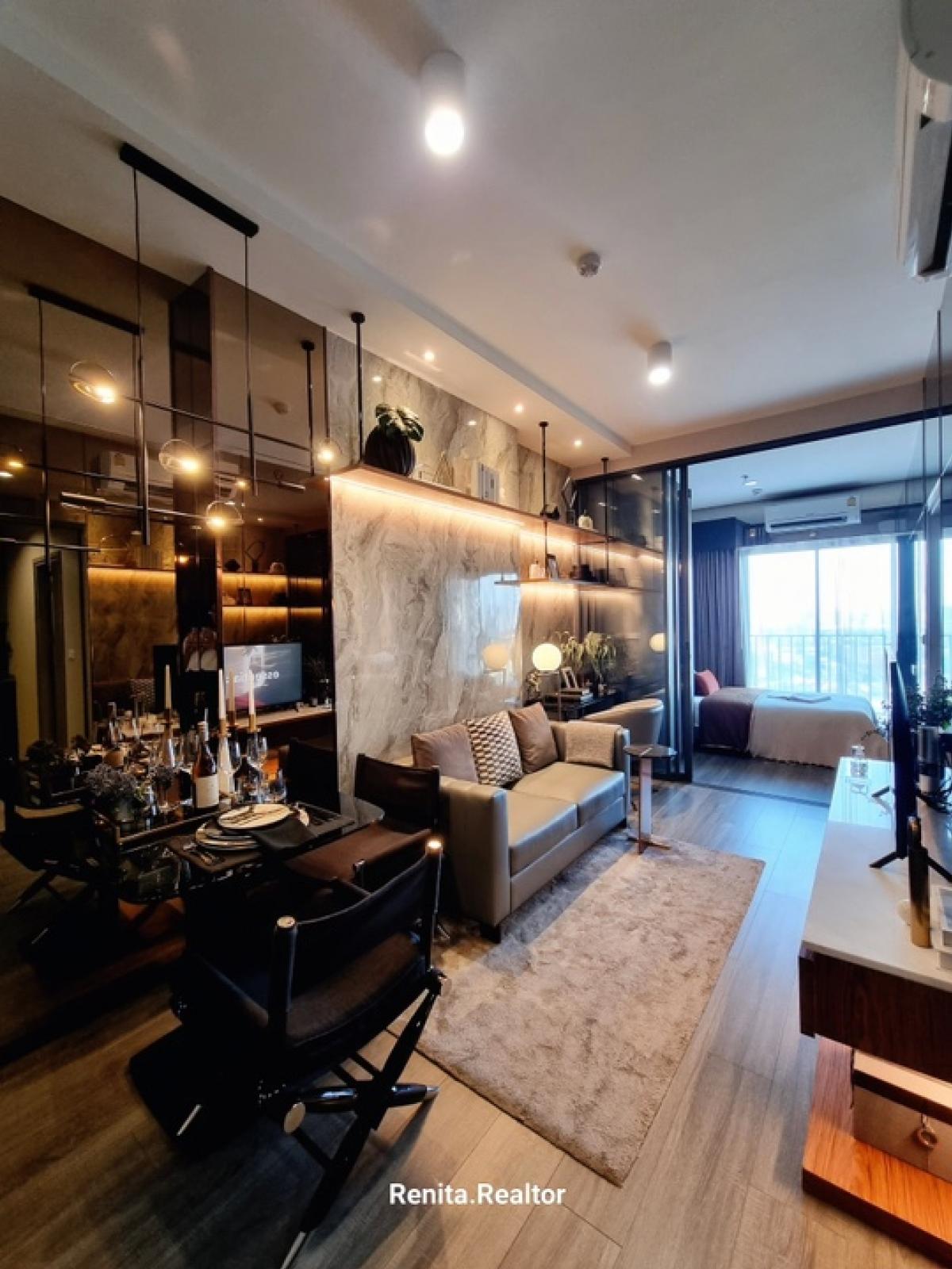 For SaleCondoOnnut, Udomsuk : 🔥 Spacious 1 Bedroom, 45 sq.m., Only 6.39 MB at IDEO Sukhumvit-Rama 4 – Near BTS Phra Kanong | Tell / line : 091-025 0088