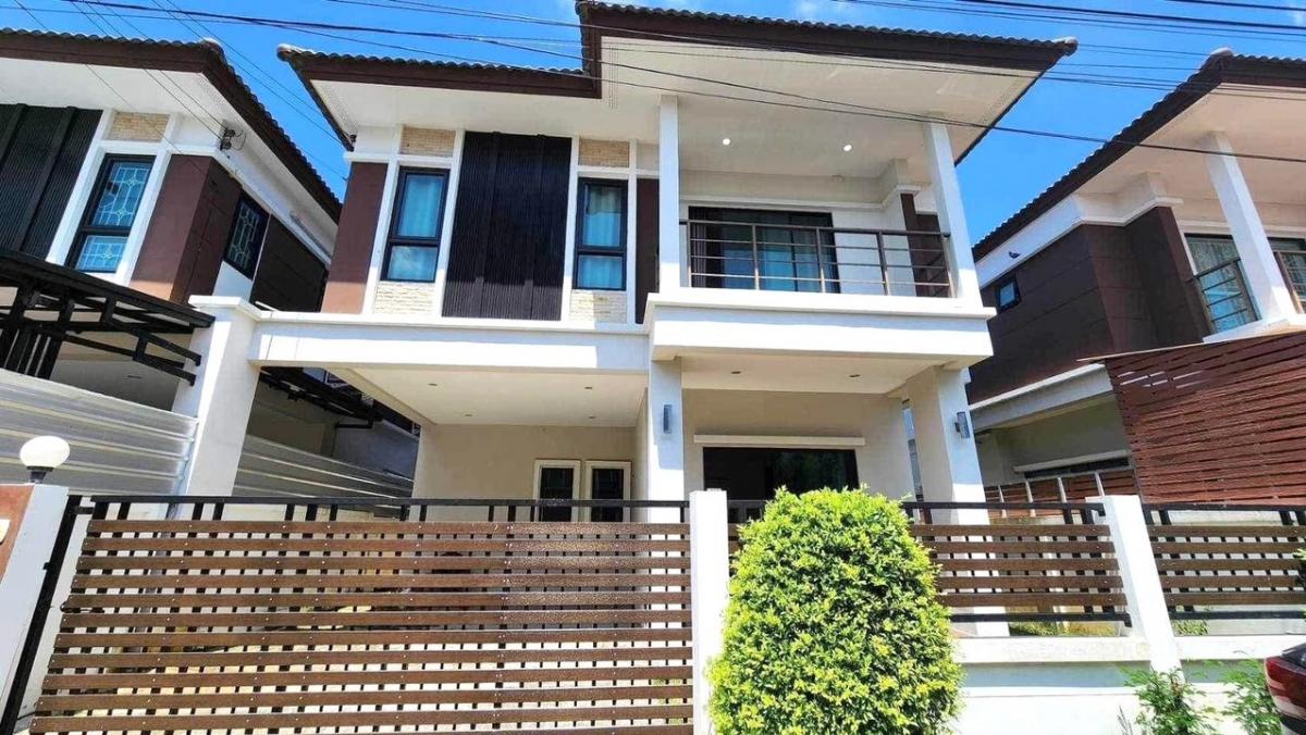 For RentHouseNonthaburi, Bang Yai, Bangbuathong : For rent‼️Twin house, single-family style, 2 floors, Temrak Village 4, Ban Kluai-Sai Noi, size 38 sq m., 3 bedrooms, 3 bathrooms