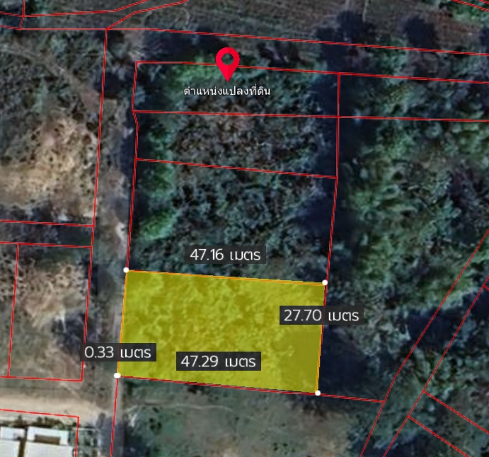 For SaleLandChiang Rai : Urgent sale of land, 0-3-25 rai, Pa O Don Chai, Chiang Rai Province