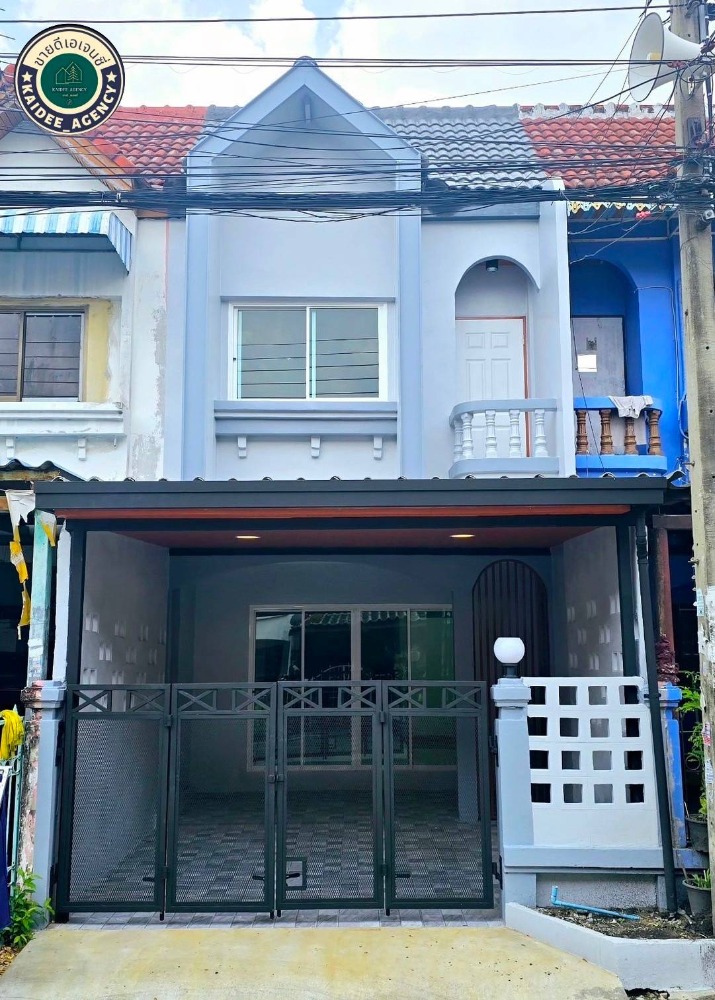 For SaleTownhouseMin Buri, Romklao : For sale: 2-storey townhouse, K.C. Village Romklao 18, K.C. Minburi, Lat Krabang, Airport Link, Suvarnabhumi Airport, Khlong Sam Prawet, Saen Saep, Suwinthawong, King Mongkut's Institute of Technology Ladkrabang