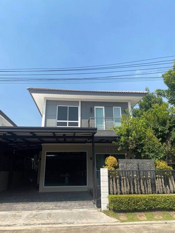 For RentHouseNonthaburi, Bang Yai, Bangbuathong : RHT1948 Single house for rent, Bang Yai area, near Ratchaphruek Road, near Si Rat Expressway - Outer Ring Road, Centro Village Project (Pinklao - Ring Road), near Central Westgate, located in Soi Wat Phra Ngoen