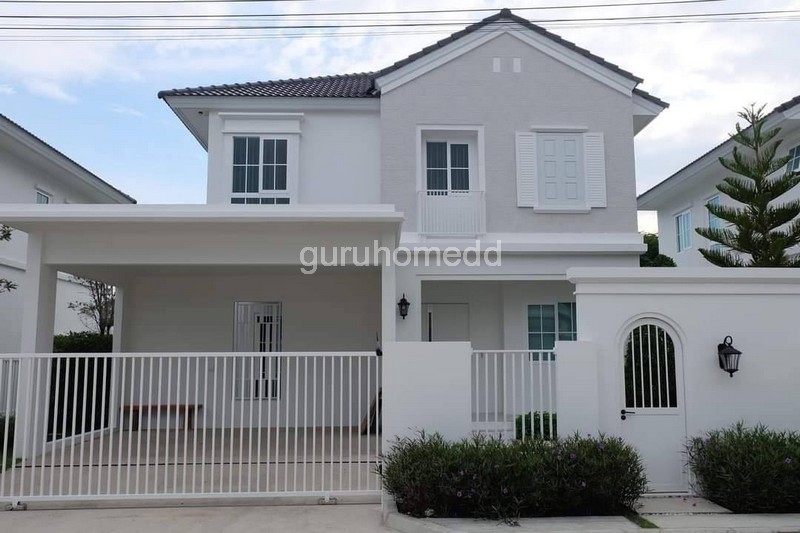 For RentHouseBangna, Bearing, Lasalle : ghd000433R For rent 2-storey detached house Chaiyaphruek Bangna Km.15