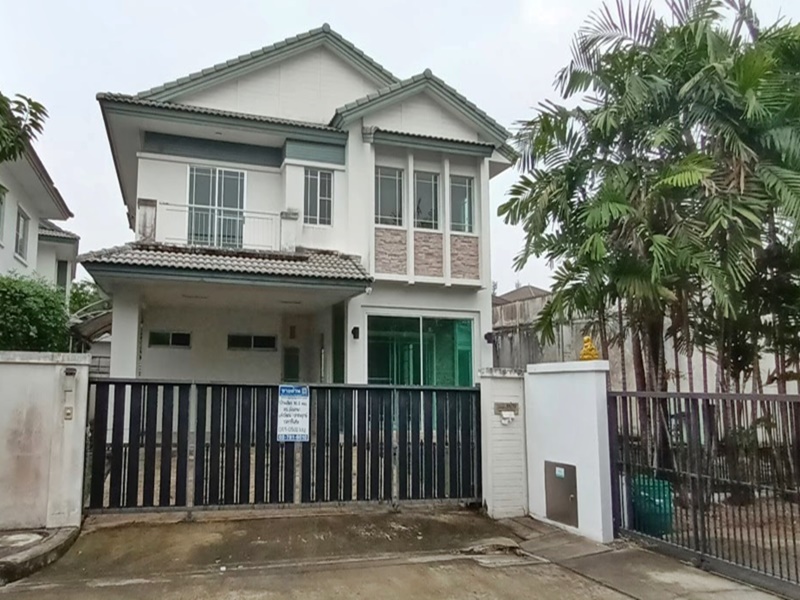 For SaleHouseRama5, Ratchapruek, Bangkruai : Single house for sale, Manthana, Chaeng Watthana-Ratchaphruek