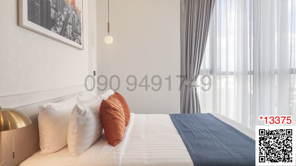 For RentCondoSukhumvit, Asoke, Thonglor : For rent Serviced Residence, Hampton Residence Thonglor project, 2 bedrooms, 12th floor, near BTS Thonglor