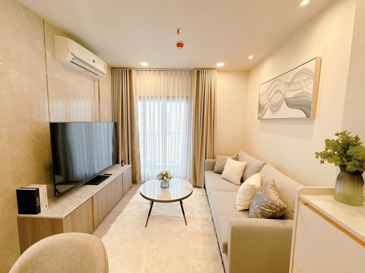 For RentCondoLadprao, Central Ladprao : 🛋️Brand new room, no one has ever lived in it🛋️Life Phahon Ladprao 2Bed 2Bath 57 sq.m. Interested, call 099-263-6615 or 085-554-9989