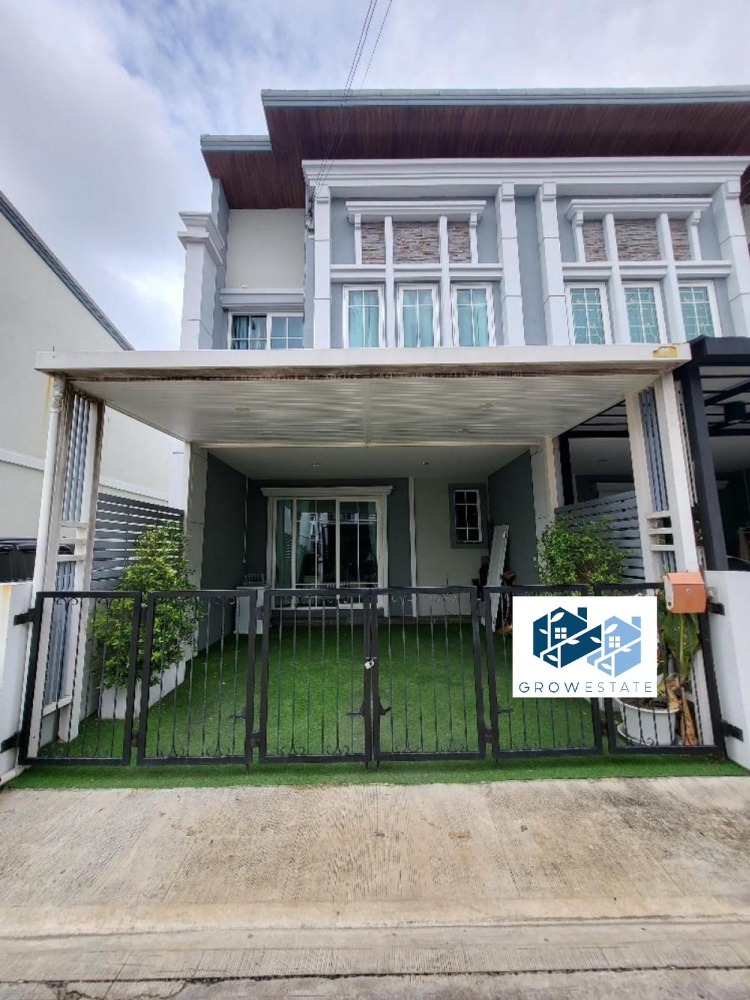 For SaleTownhouseSamut Prakan,Samrong : P-2648 Urgent sale/rent! Golden Town Sukhumvit-Bearing, beautiful house, good location, surrounded by amenities.