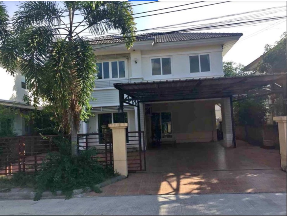 For RentHouseRama5, Ratchapruek, Bangkruai : For rent: 2-storey detached house, 3 bedrooms, Ratchaphruek, fully furnished, ready to move in, near Chic Republic, Purple Line, Bang Rak Yai Station, DBS International School *Cats/small dogs allowed*